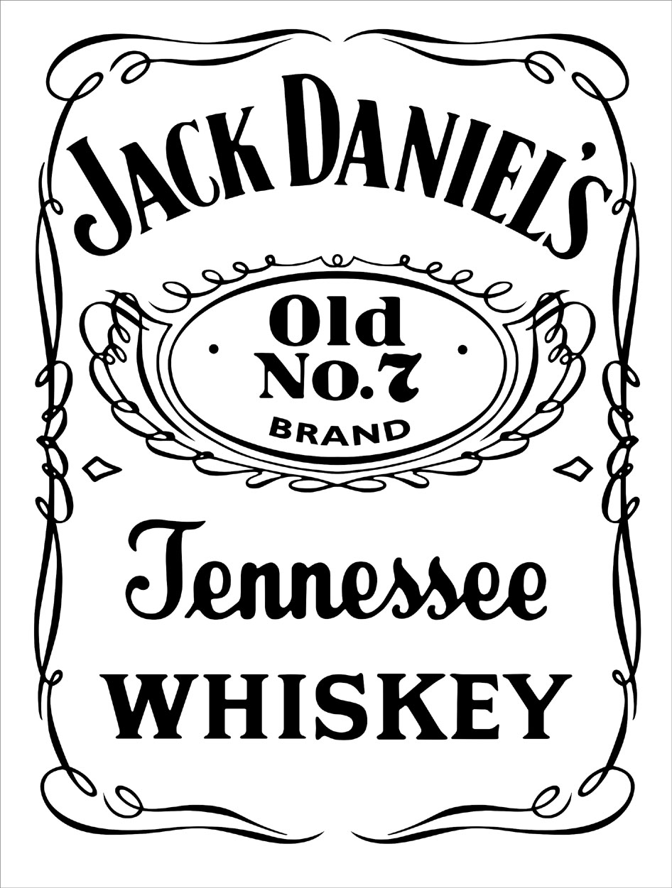 Jack Daniels Vector DXF Top DXF DOWNLOADS Files For Laser Cutting And CNC Router ArtCAM DXF