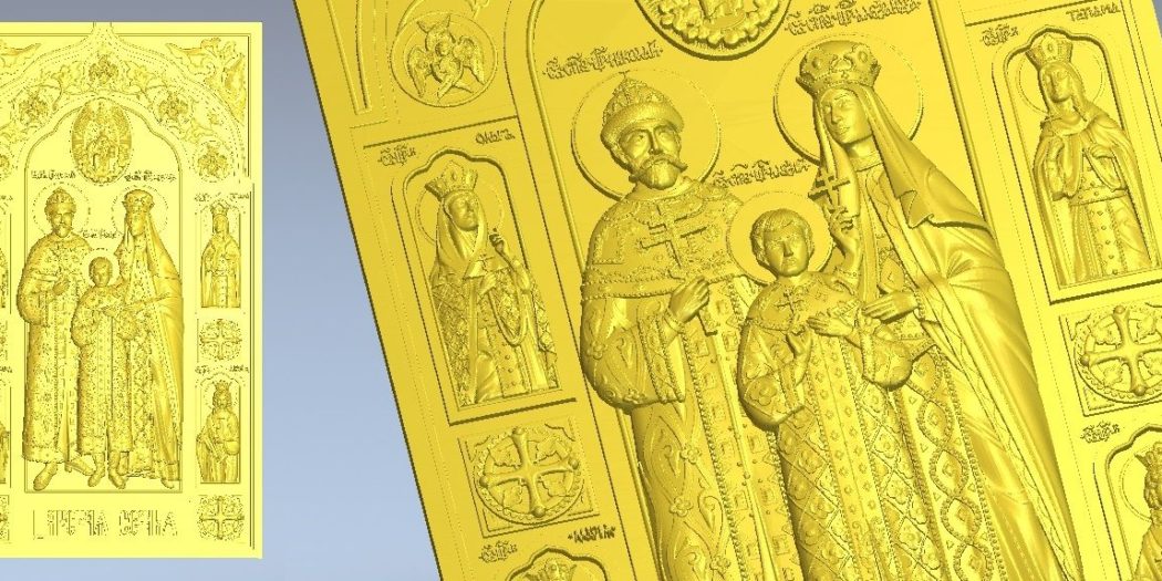 Download 3D stl File cnc router Relief of religious saints - DXF DOWNLOADS - Files for Laser Cutting and ...