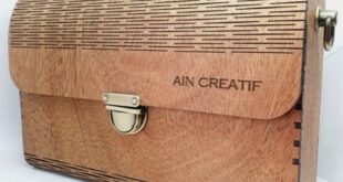 Free wood Hand bag for laser cut